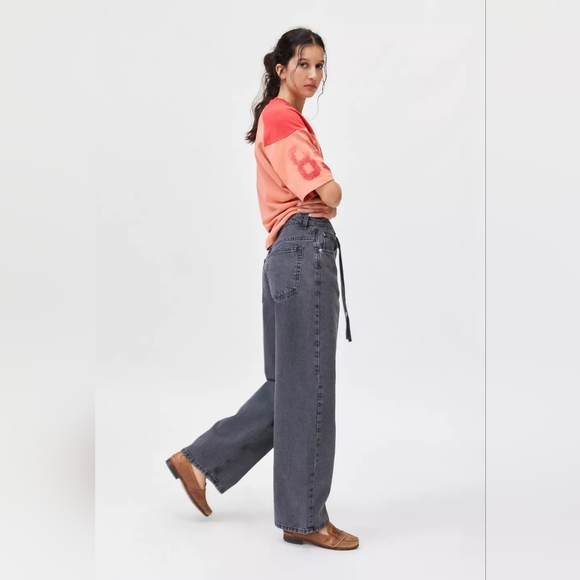 Drawstring Baggy Jeans Wide Leg BDG - Picture 5 of 5